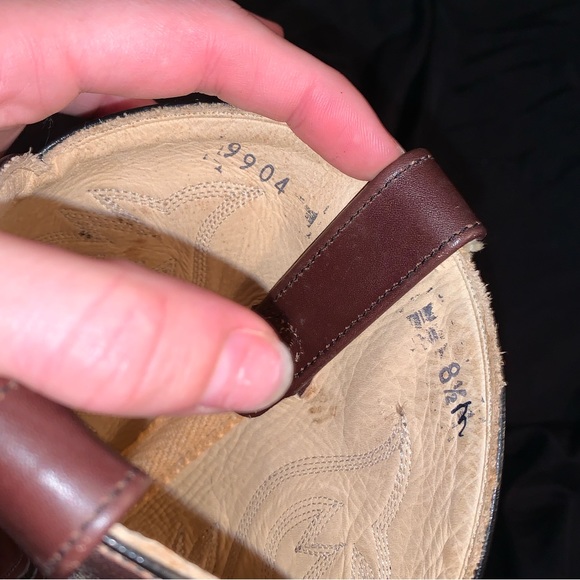 GENUINE LEATHER COWBOY BOOTS - Picture 9 of 10